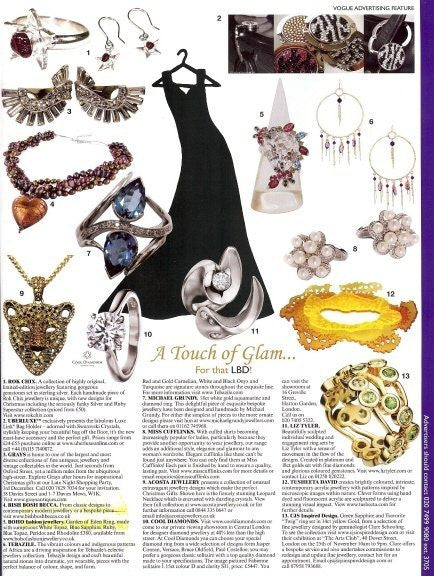 Vogue, December 2009, A Touch of Glam...