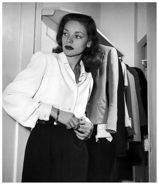 Lauren Bacall at the Gotham Hotel in NYC, Photo by Nina Leen