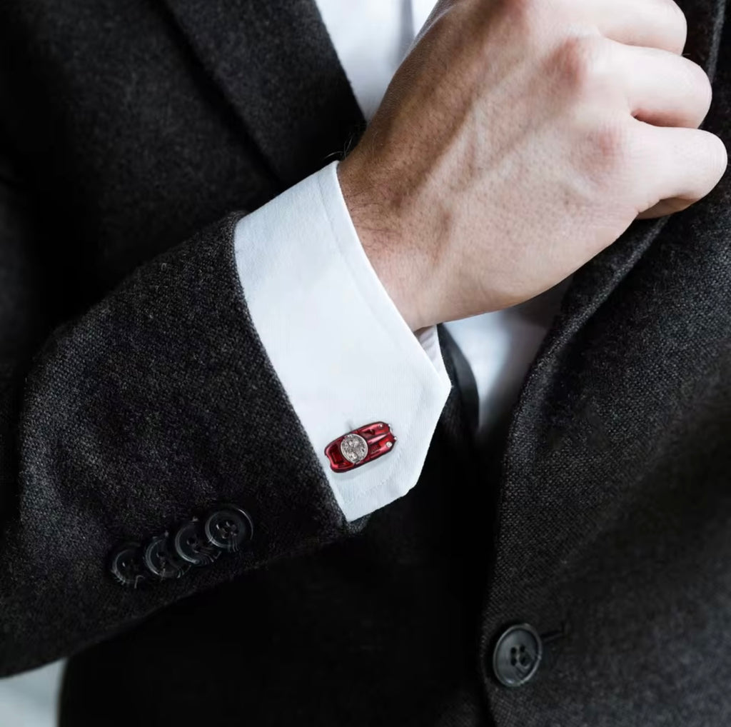 Red Car cufflinks
