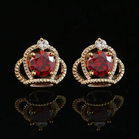 GOLD ROUND CUFFLINKS