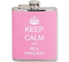 Pink Leather Stainless Steel Hip Flask