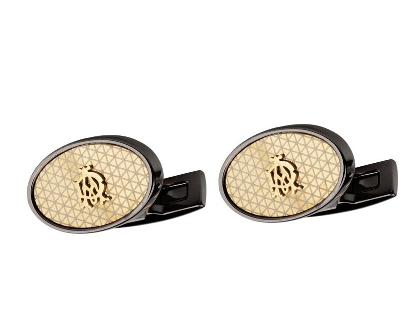 BLACK GUN PLATED CUFFLINKS