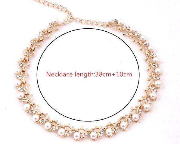 Gold Pearl Classic JEWELLERY SET