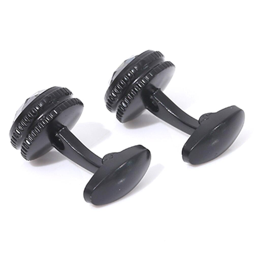 Black Crystal Cufflinks