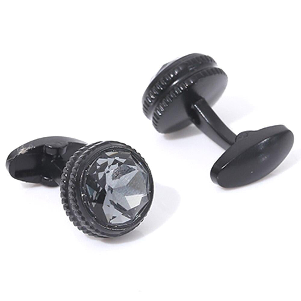 Black Crystal Cufflinks