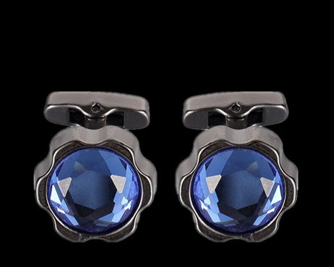 Polished black Steel Tourbillon Cufflinks