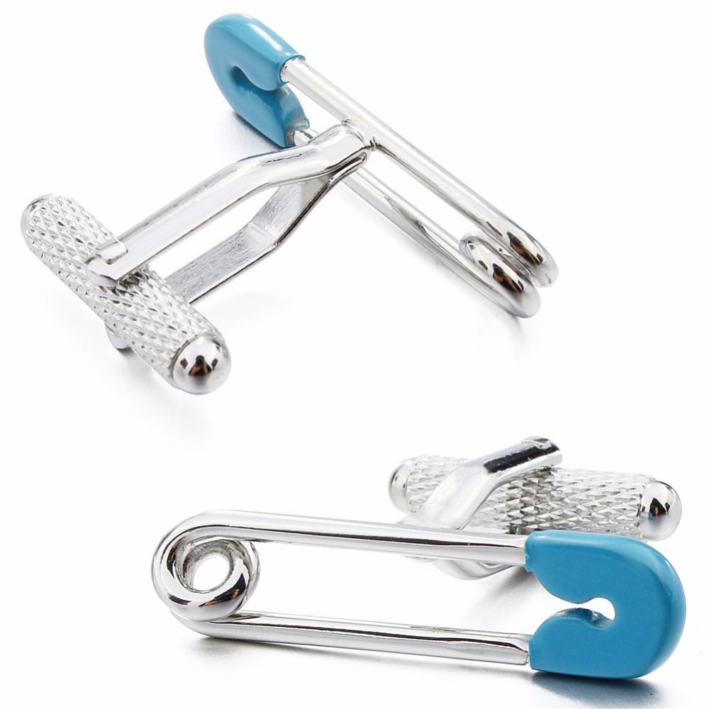 SAFETY PIN CUFFLINKS
