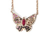 Butterfly Design Ruby Pendant