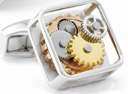 Steampunk Gear Watch Mechanism Cufflinks