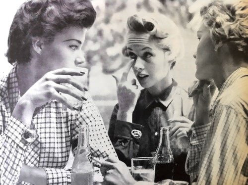Fashion pictorial for women’s cufflinks, 1953