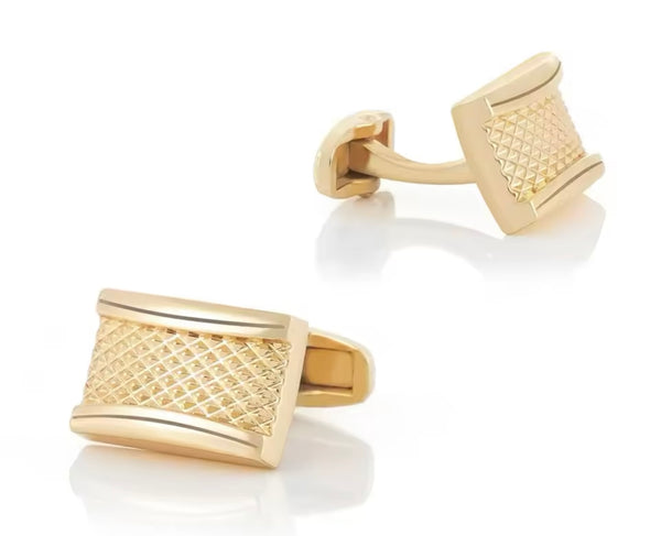 GOLD PLATED CLASSIC CUFFLINKS