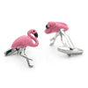 Flamingo silver CUFFLINKS