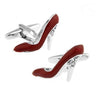 High heeled shoes cufflinks
