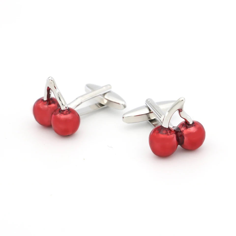 Cherry cufflinks