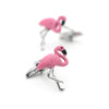 Flamingo silver CUFFLINKS