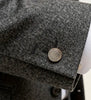 Gold crystal round cufflinks