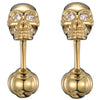 SKULL GOLD CUFFLINKS