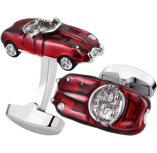 Red Car cufflinks