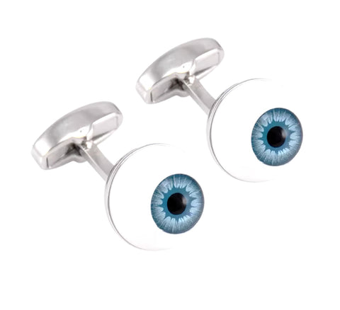 RHINESTONE CLOVER BUTTON FORMAL CUFFLINKS
