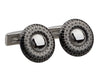 silver plated cufflinks