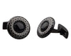 black gun plated cufflinks