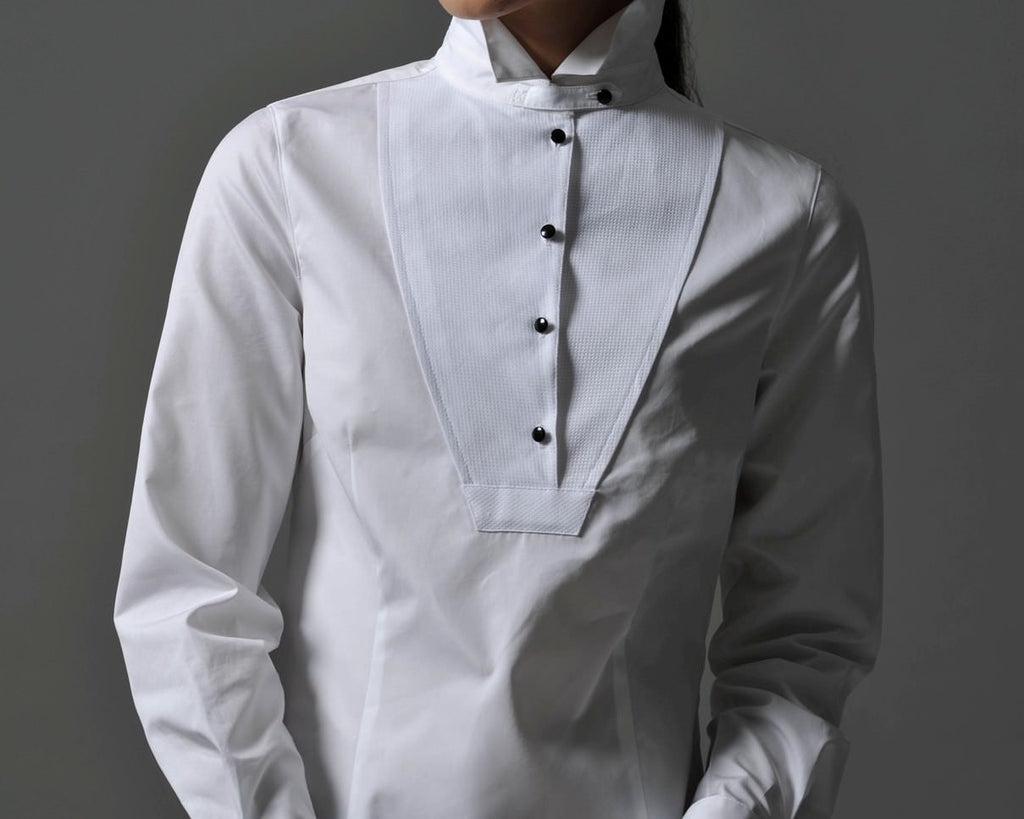 AVA, Menswear Tuxedo Style Shirt, size 10