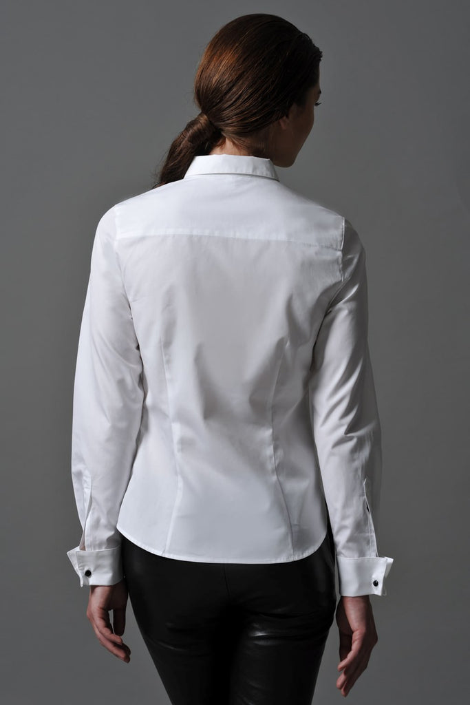 AVA, Menswear Tuxedo Style Shirt, size 12