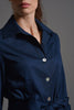 ELISABETH Classic Shirt Dress - Sapphire Blue size 8