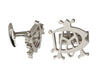 SILVER PLATED CUFFLINKS