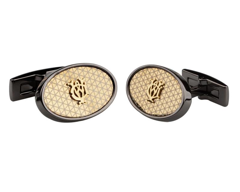 BLACK GUN PLATED CUFFLINKS