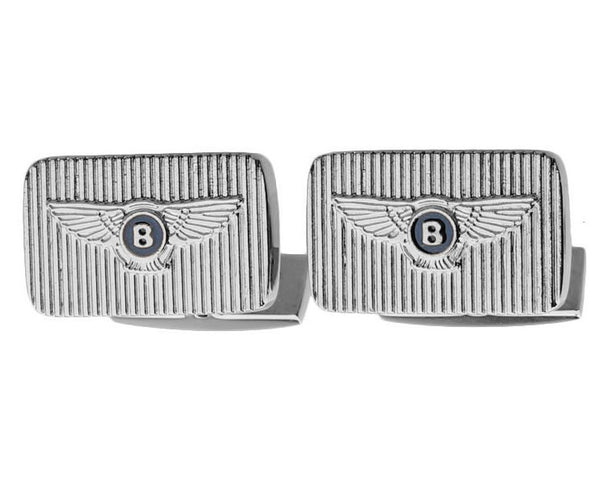 Bentley silver plated cufflinks