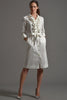 MARIA  Shirt Dress with Frill Front, Ivory size 10