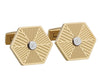gold plated cufflinks