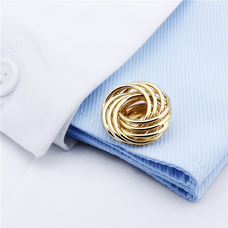 Gold Love Knot Cufflinks