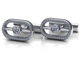 Fineness Design Diamond Cufflinks