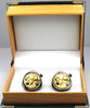 Steampunk Black Triangle Watch Movement Cufflinks