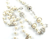 Long Pearl Chain Necklace