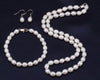 White Small Rice Pearl Jewellery Set