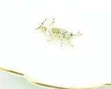 Locusts Cricket Crystal Rhinestone brooch