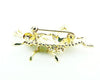 Locusts Cricket Crystal Rhinestone brooch