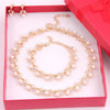 Gold Pearl Classic JEWELLERY SET