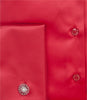 EMBROIDERED RED SATIN SHIRT - DOUBLE CUFF, size 12