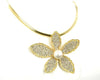 Daisy gold necklace