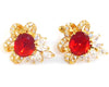 Hot Red Ruby Cufflinks