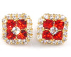 Hot Red Ruby Cufflinks