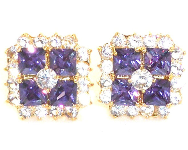 Purple Amethyst Topaz Cufflinks