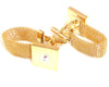 Lawyer Square Gold Copper Cufflinks
