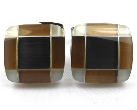 "Dada Movement" Cufflinks with matching Scarf