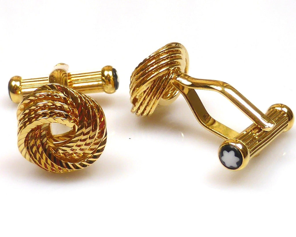 Gold Love Knot Cufflinks