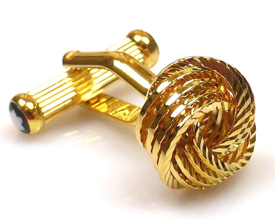 Gold Love Knot Cufflinks